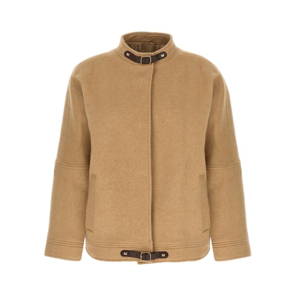 Max Mara Beige Cashmere Women's Bomber